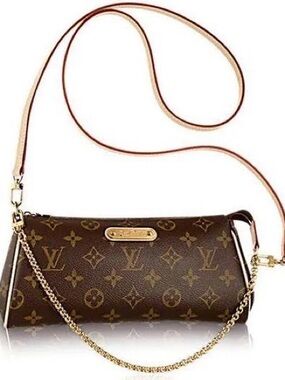 Louis Vuitton Eva Monogram Canvas Brown Crossbody bag. / 100% Authentic/ New